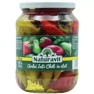 Ardei iuti chilli in otet 720ml - NATURAVIT