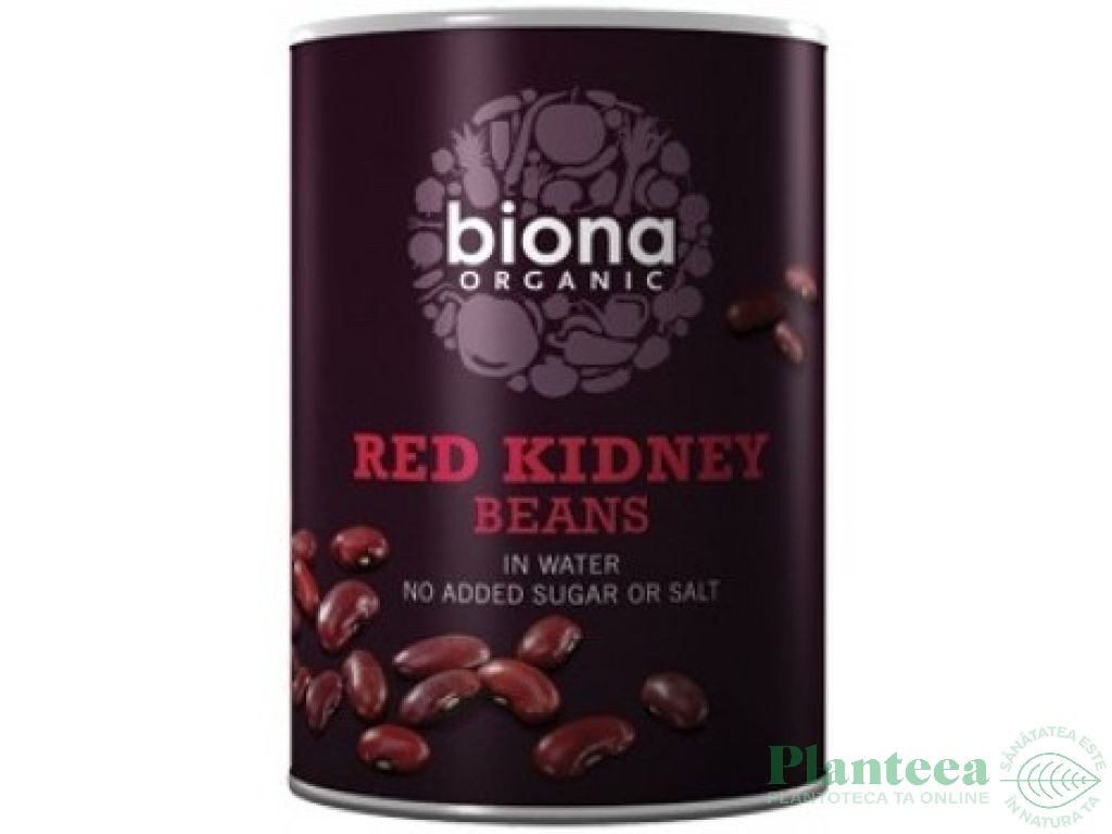 Conserva fasole rosie kidney 400g - BIONA