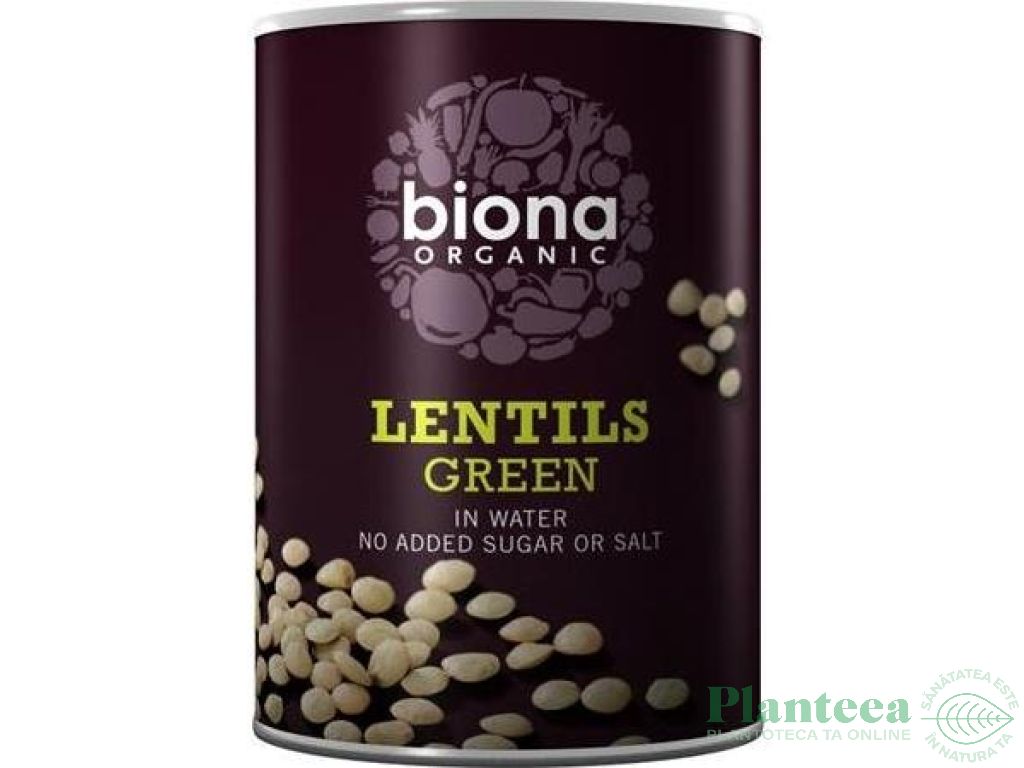 Conserva linte verde 400g - BIONA