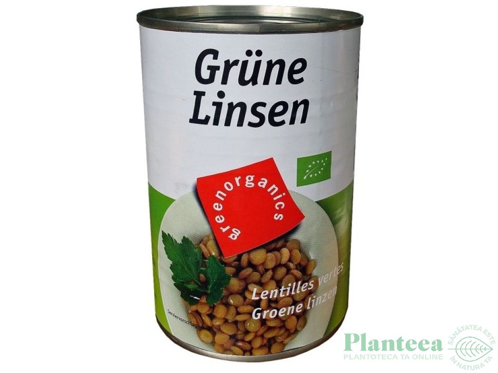 Conserva linte verde eco 400g - GREEN ORGANICS