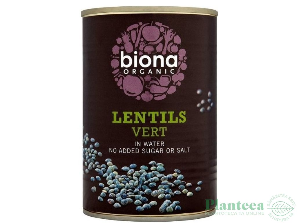 Conserva linte vert 400g - BIONA