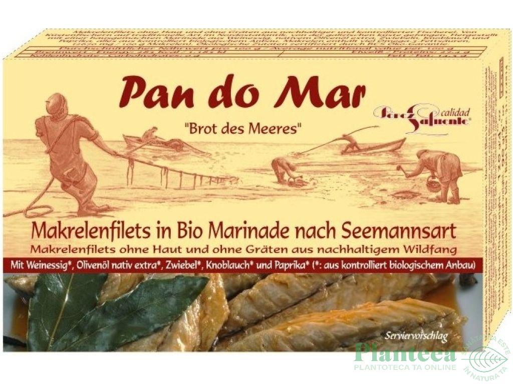 Macrou file sos marinat eco 120g - PAN DO MAR