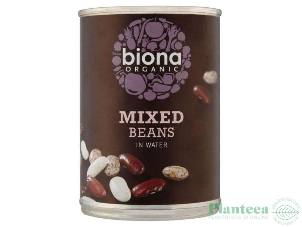 Conserva fasole mix 400g - BIONA