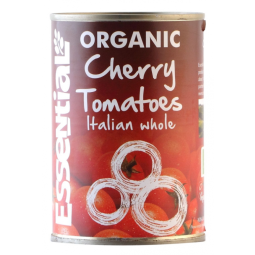 Rosii cherry decojite intregi in suc propriu eco 400g - ESSENTIAL ORGANIC