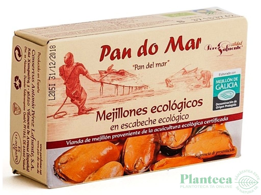 Scoici sos marinat eco 115g - PAN DO MAR