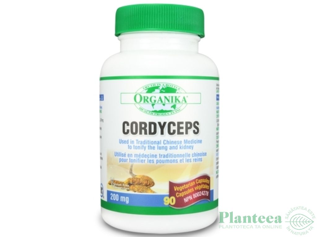 Cordyceps 200mg 90cps - ORGANIKA HEALTH