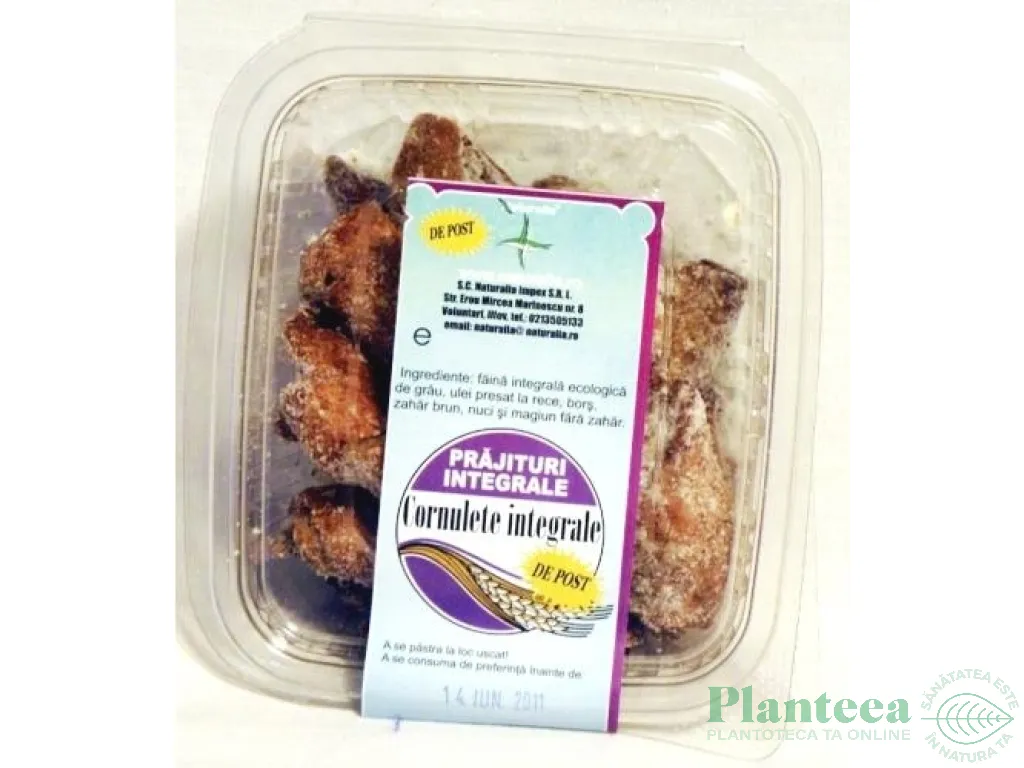 Cornulete integrale post eco 135g - NATURALIA