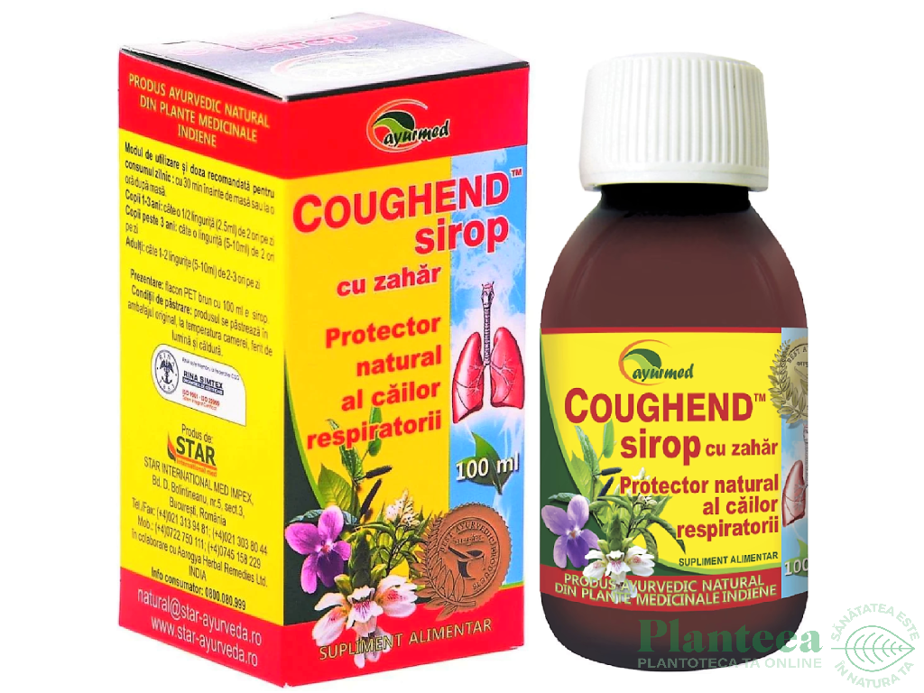 Sirop Coughend clasic 100ml - AYURMED