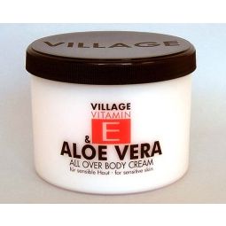 Crema corp E aloe vera 500ml - VILLAGE COSMETICS