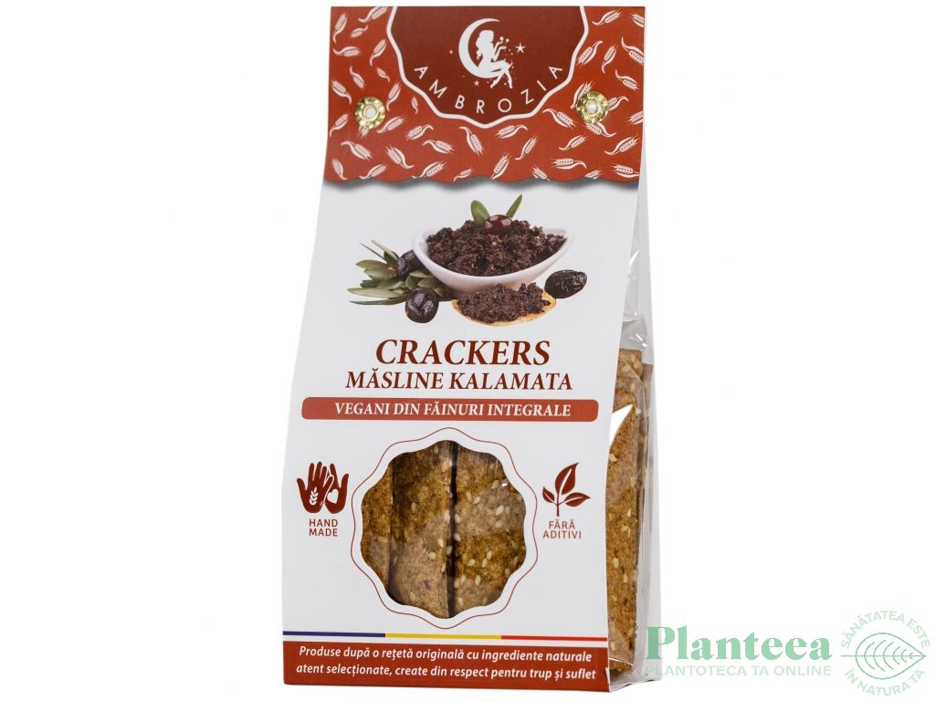 Saratele vegane masline kalamata 125g - HIPER AMBROZIA