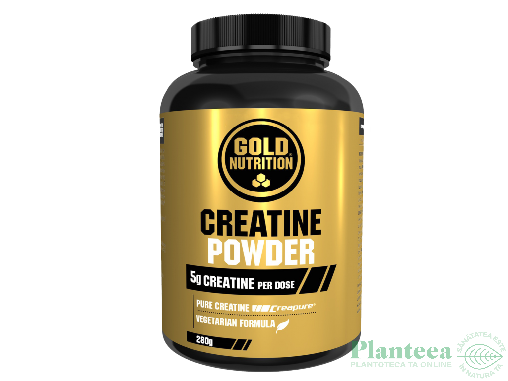 Pulbere creatina pura 280g - GOLD NUTRITION