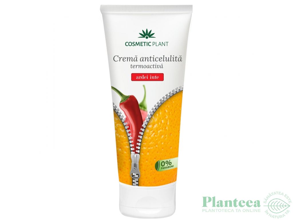 Crema anticelulita termoactiva ardei iute 200ml - COSMETIC PLANT