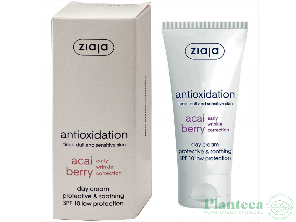 Crema zi antioxidanta spf10 acai berry 50ml - ZIAJA