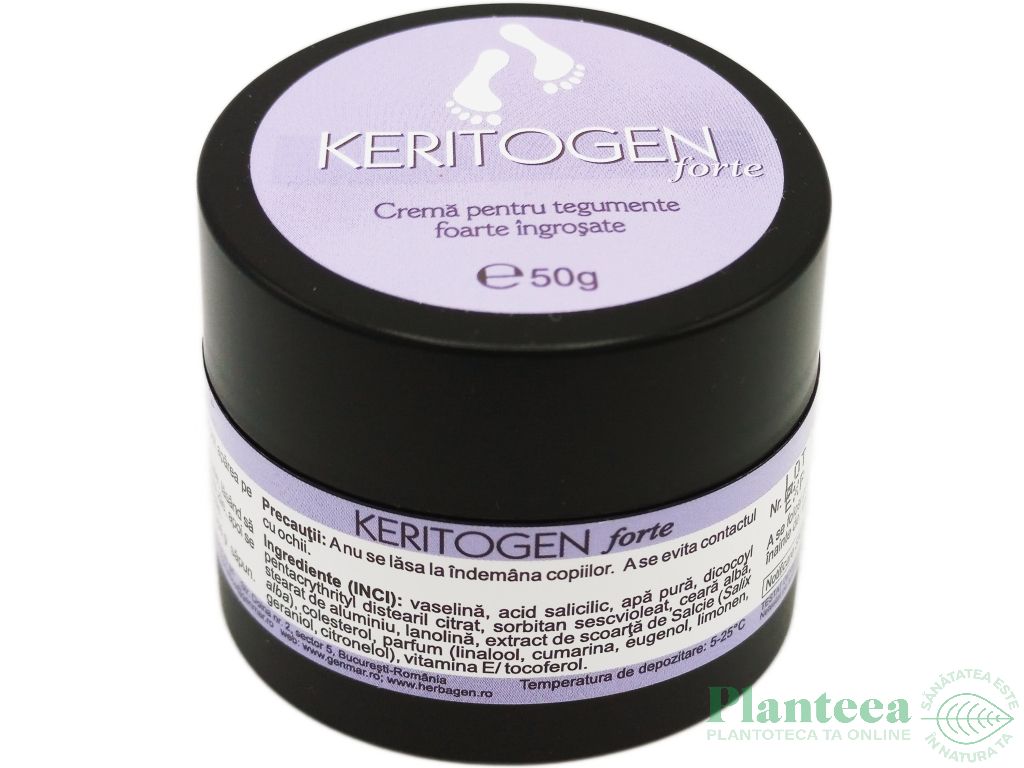 Crema Keritogen forte tegumente ingrosate 50g - HERBAGEN