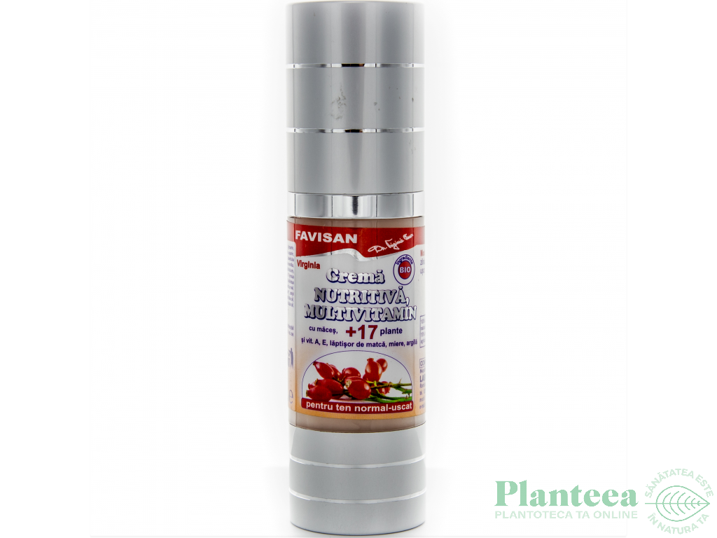 Crema nutritiva multivitamin 17plante 30ml - FAVISAN