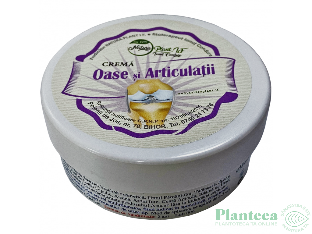 Crema oase articulatii 120ml - NATURA PLANT IF