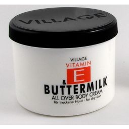 Crema corp E Buttermilk 500ml - VILLAGE COSMETICS