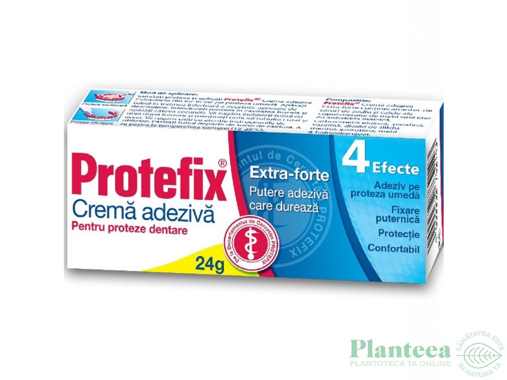 Crema adeziva proteze dentare extra forte 20ml - PROTEFIX