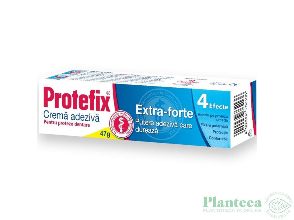 Crema adeziva proteze dentare extra forte 40ml - PROTEFIX