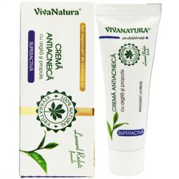 Crema antiacneica argila propolis 20ml - VIVA NATURA