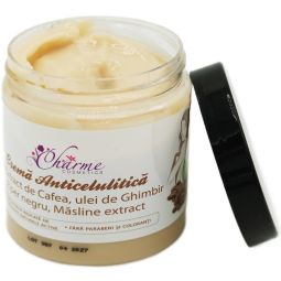 Crema anticelulitica cafea ghimbir piper 250ml - CHARME