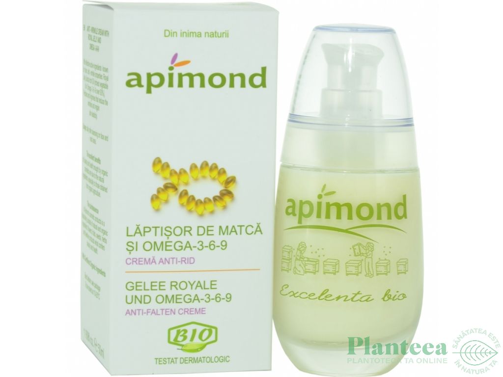 Crema antirid laptisor matca omega369 bio 50ml - APIMOND