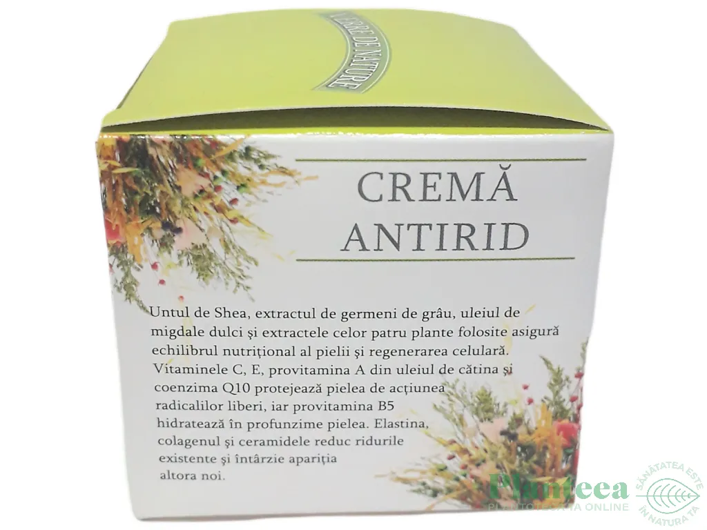 Crema antirid Q10 unt shea ceramide colagen elastina 50ml - VERRE DE NATURE