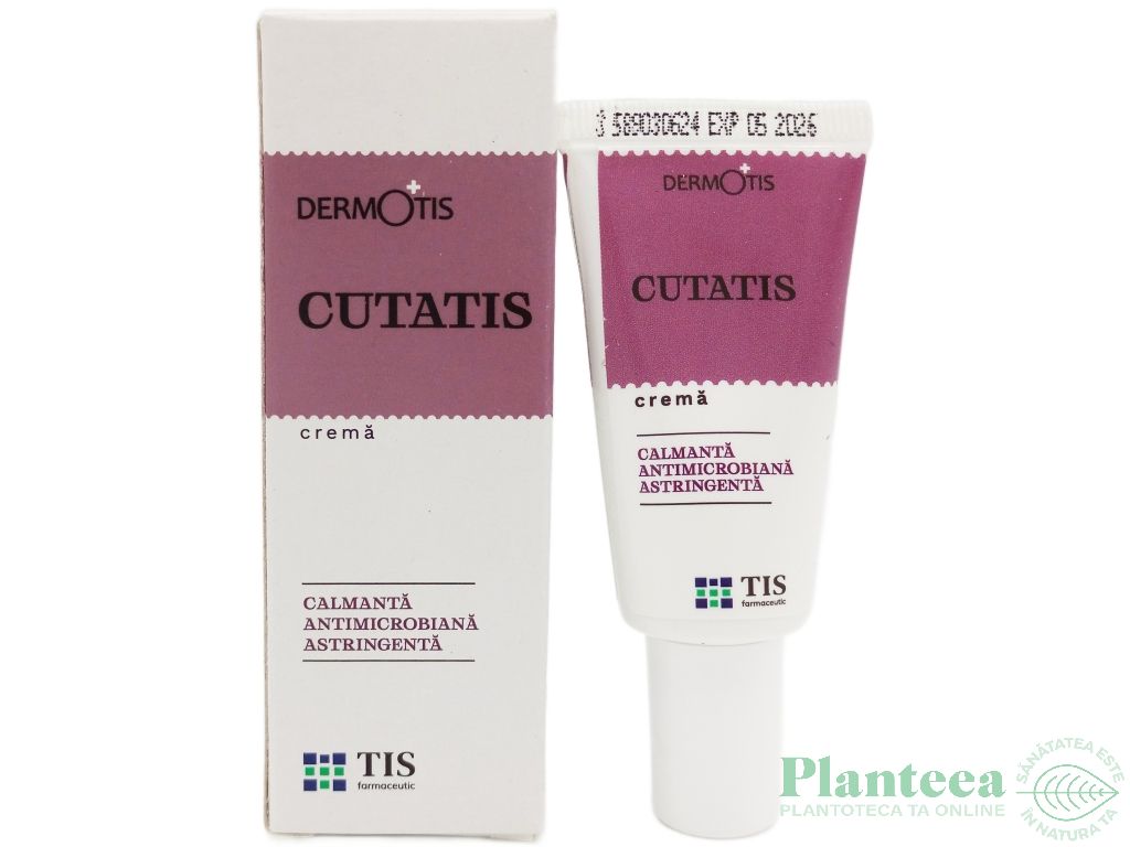 Crema calmanta antimicrobiana CutaTis Dermotis 20ml - TIS