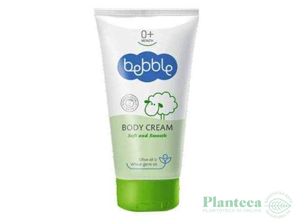 Crema corp delicata bebe +0luni 150ml - BEBBLE