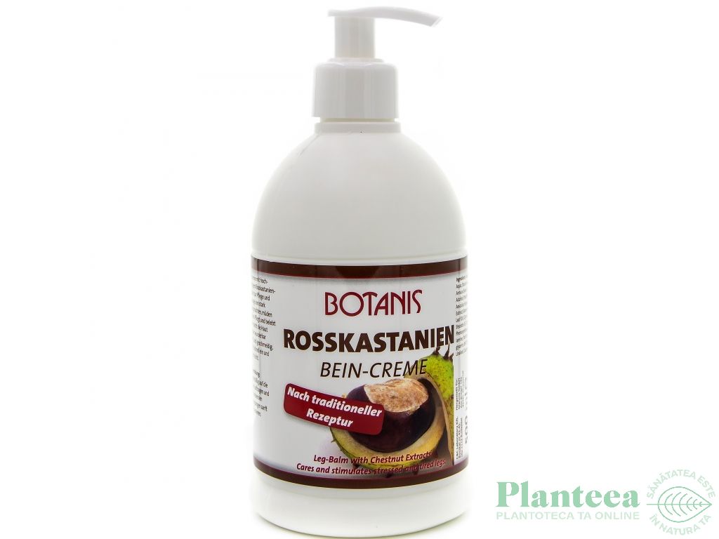 Crema picioare grele castane rozmarin 500ml - BOTANIS