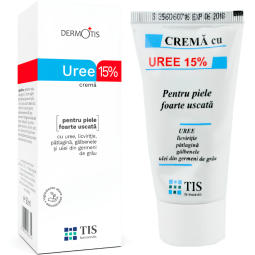 Crema uree 15% piele foarte uscata DermoTis 50ml - TIS