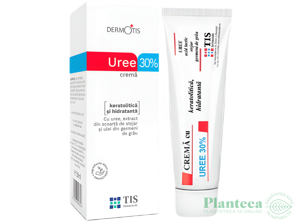 Crema cu uree 30% keratolitica hidratanta 50ml - TIS