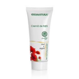 Crema fata aur argint ten normal sensibil 75ml - VIVA NATURA