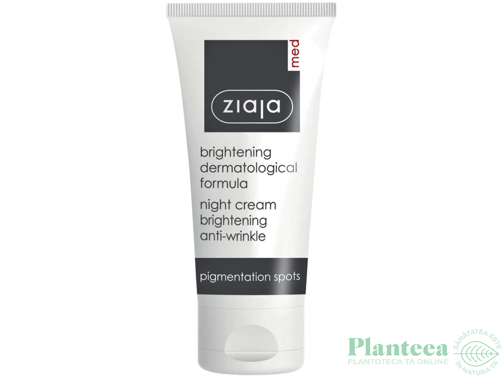 Crema noapte albire pete pigmentare Med 50ml - ZIAJA