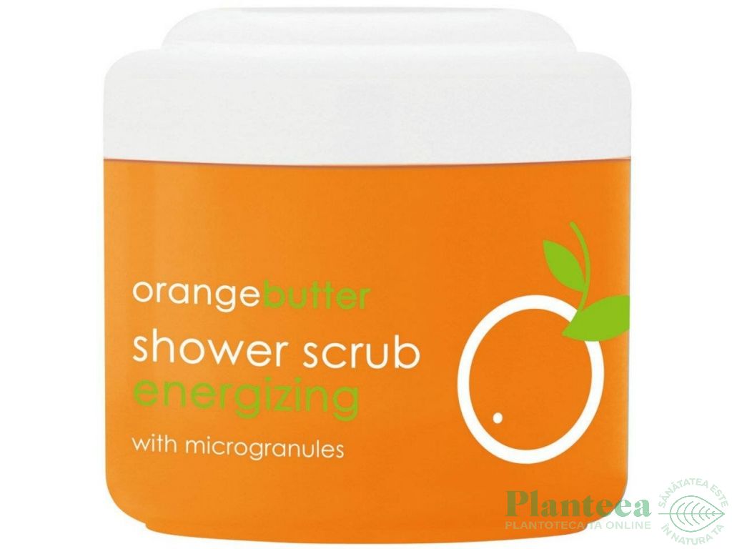 Scrub dus energizant microgranule unt portocale 200ml - ZIAJA