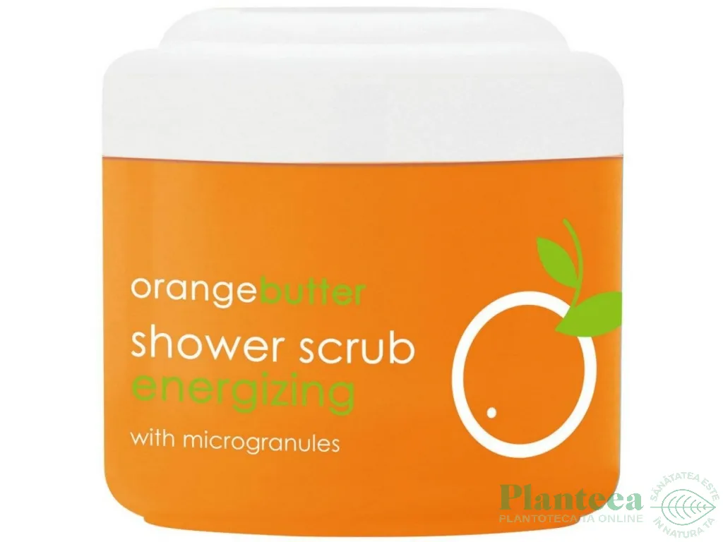 Scrub dus energizant microgranule unt portocale 200ml - ZIAJA