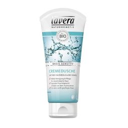 Crema dus galbenele ulei soia Basis Sensitiv 150ml - LAVERA