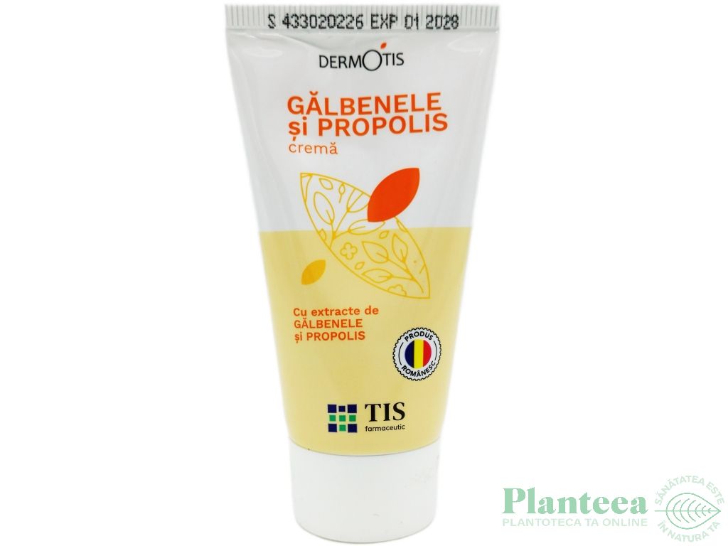 Crema galbenele propolis DermoTis 50ml - TIS
