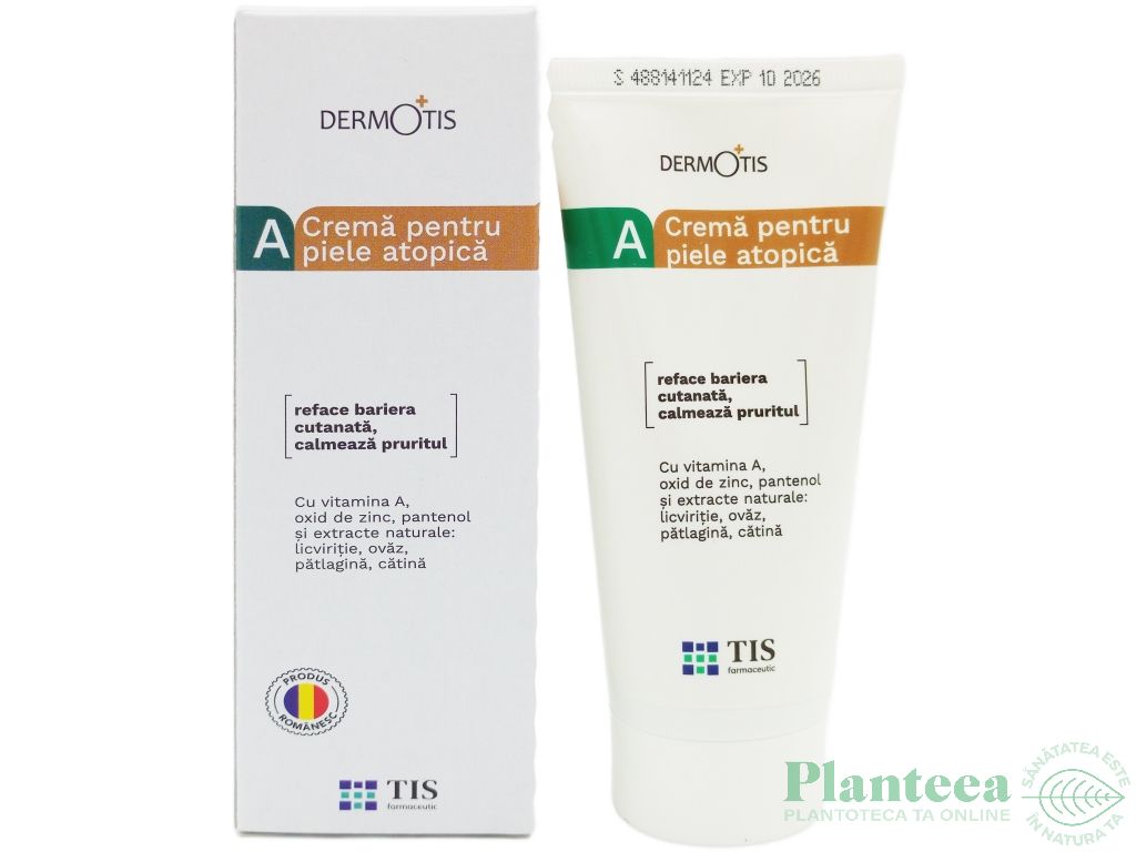 Crema hidratanta calmanta reparatoare piele atopica 100ml - TIS