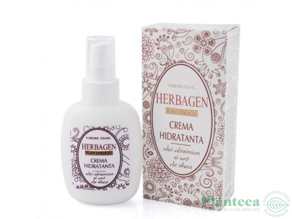 Crema hidratanta ulei abisinian unt shea 100ml - HERBAGEN