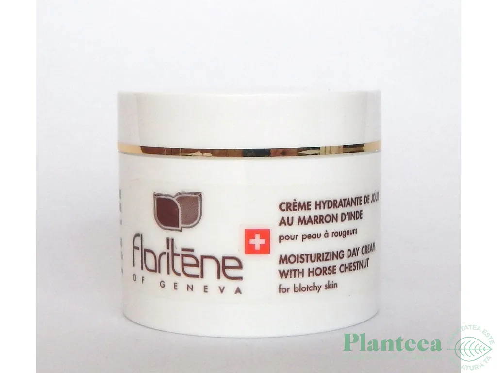 Crema zi hidratanta castana ten cuperozic 50ml - BIOFLORA