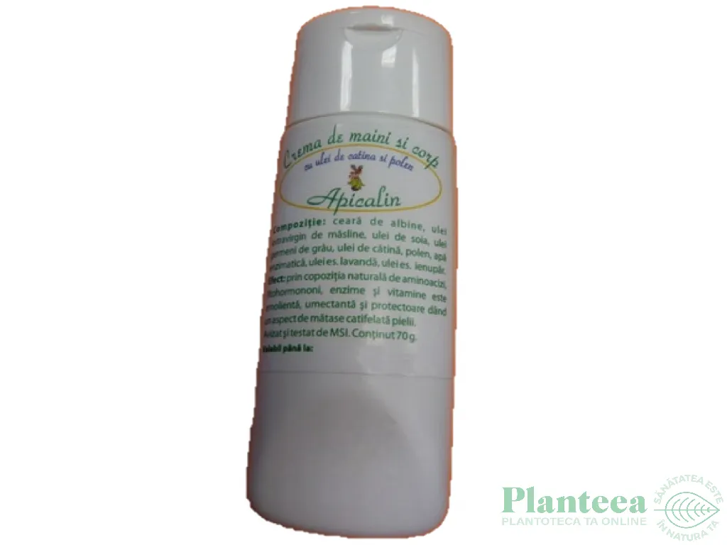 Crema maini corp polen ulei catina 70g - API CALIN