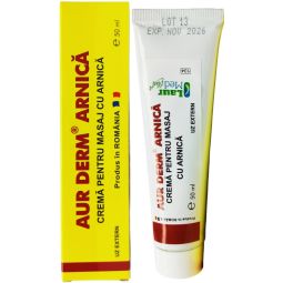 Crema masaj arnica rasina conifere Aur Derm 50ml - LAUR MED