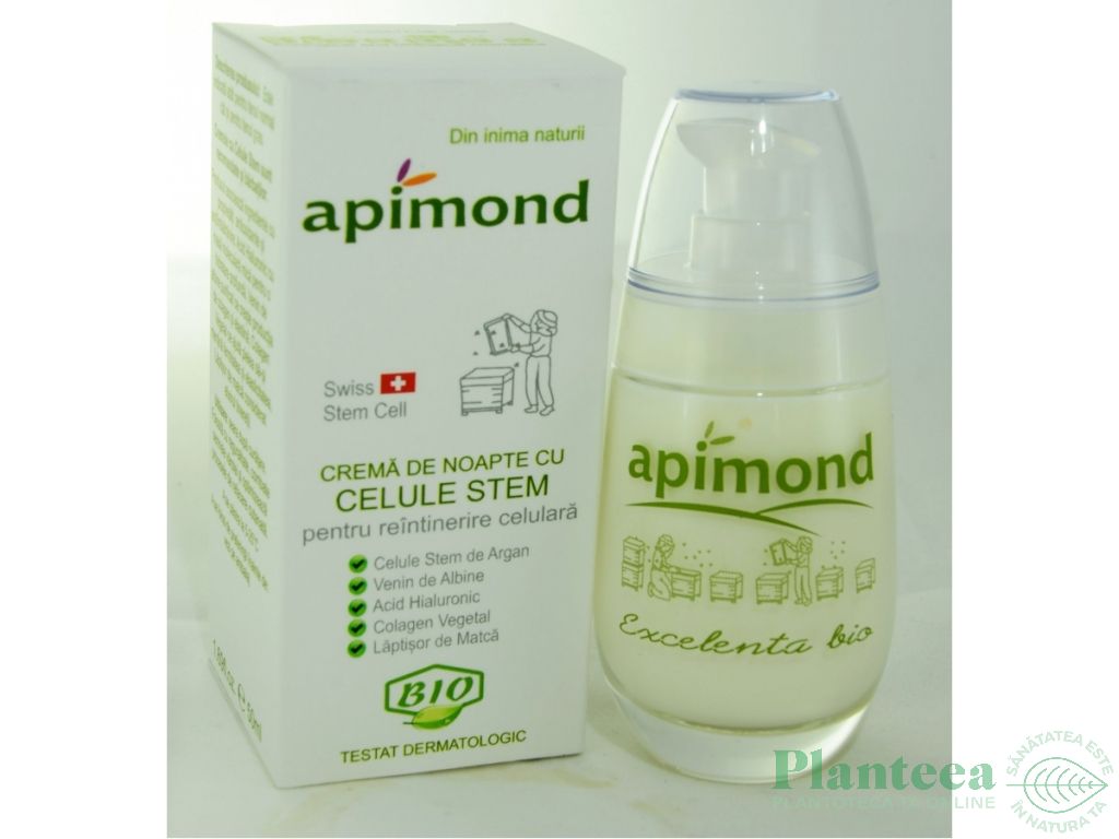 Crema noapte celule stem bio 50ml - APIMOND