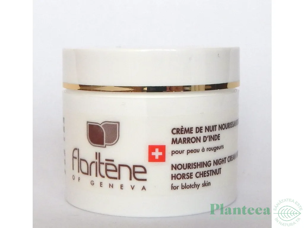 Crema noapte nutritiva castana ten mixt cuperozic 50ml - BIOFLORA
