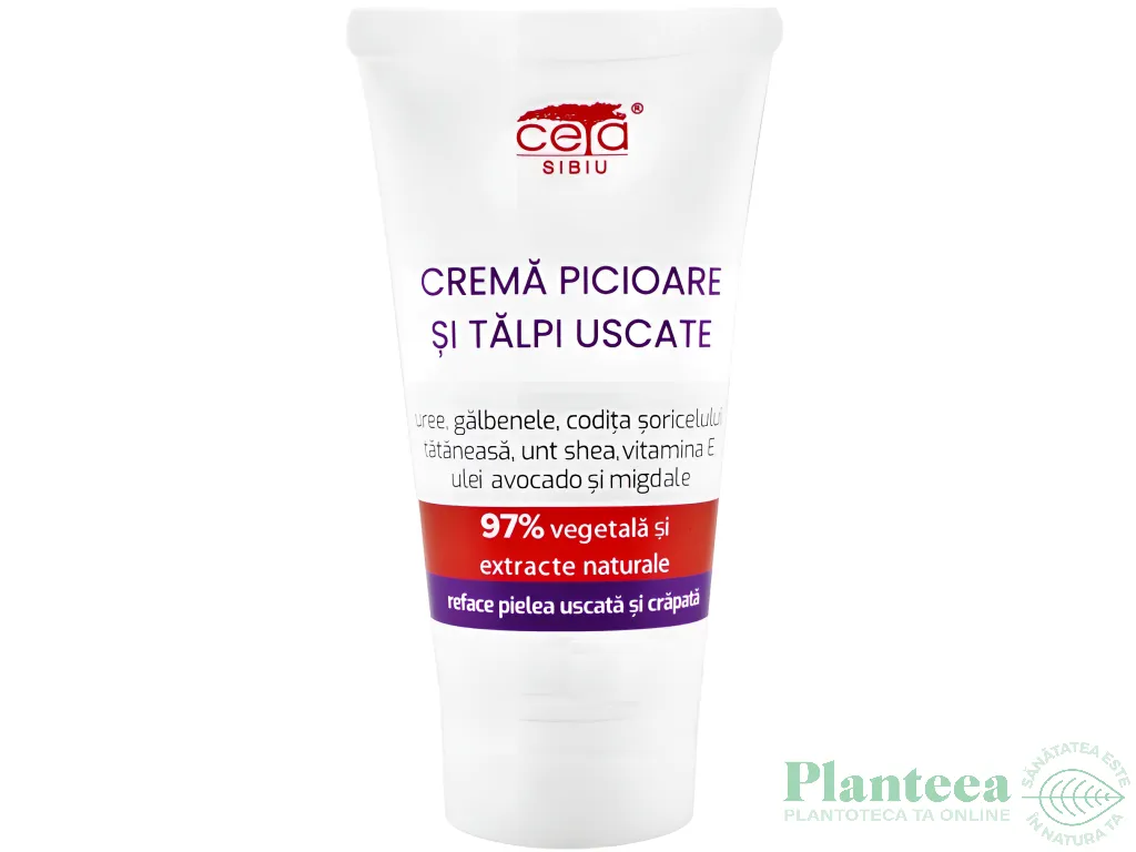 Crema picioare talpi uscate 97%vegetala 50ml - CETA
