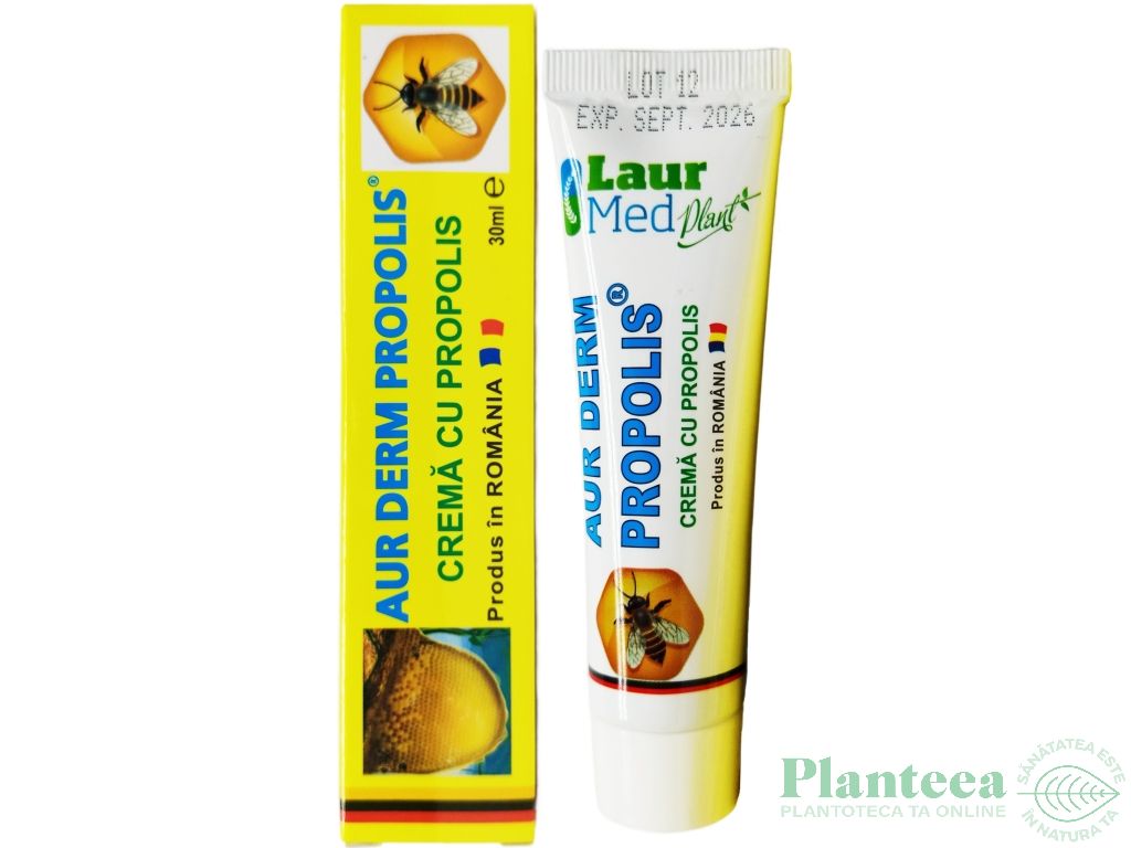 Crema propolis 5% Aur Derm 30ml - LAUR MED
