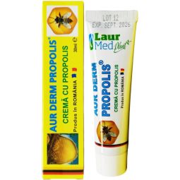 Crema propolis 5% Aur Derm 30ml - LAUR MED