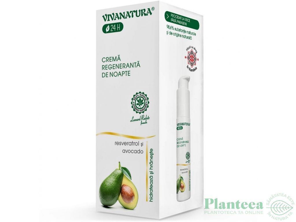 Crema noapte regeneranta 45ml - VIVA NATURA