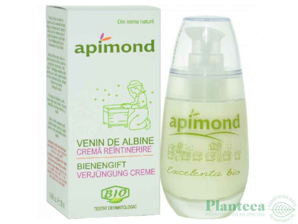 Crema reintinerire venin albine bio 50ml - APIMOND